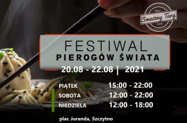 Szczytno Wydarzenie Festiwal Festiwal Pierogów Świata w Szczytnie 20-22.08.2021